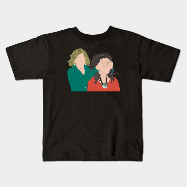 Grace and Frankie Kids T-Shirt by LiLian-Kaff